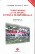 Costituzione, lotte sociali, riforma costituzionale