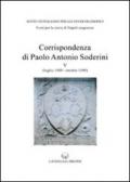 Corrispondenza di Paolo Antonio Soderini. 5.Luglio 1489-ottobre 1490