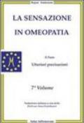 La sensazione in omeopatia. Ulteriori precisazioni. Parte seconda. 7.