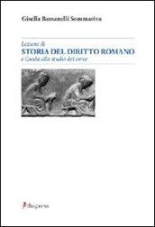 Lezioni di storia del diritto romano. Con guida allo studio