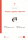 Argomenti di anestesia e rianimazione. Tratti dal «core curriculum nazionale»