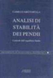 Analisi di stabilità dei pendii. I metodi dell'equilibrio limite