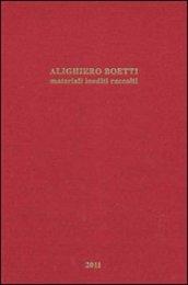 Alighiero Boetti. Materiali inediti raccolti