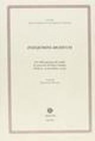 Insequimini archivum. Atti della Giornata di studio in memoria di Paolo Sambin (Padova, 19 novembre 2004)