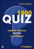 Milleottocento quiz. Patente nautica entro le 12 miglia