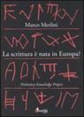 La scrittura è nata in Europa? Prehistory knowledge project