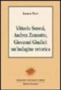 Vittorio Sereni, Andrea Zanzotto, Giovanni Giudici: un'indagine retorica