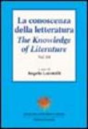 La conoscenza della letteratura-The knowledge of literature: 3