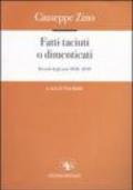 Fatti taciuti o dimenticati. Ricordi degli anni 1848-1849