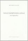 Novae inscriptiones latinae