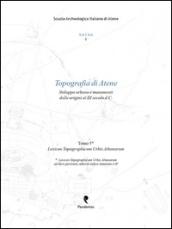 Topografia di Atene. Sviluppo urbano e monumenti dalle origini al III secolo d. C.. 5: Lexicon topographicum urbis Athenarum