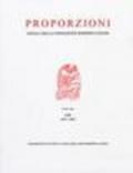 Proporzioni. Annali della Fondazione Roberto Longhi