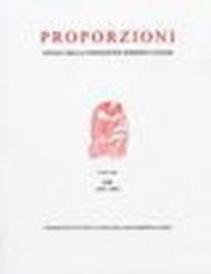 Proporzioni. Annali della Fondazione Roberto Longhi