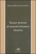 Saggi minimi di dialettologia veneta