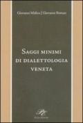 Saggi minimi di dialettologia veneta