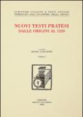 Nuovi testi pratesi. Dalle origini al 1320