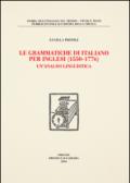 Le grammatiche d'italiano per inglesi (1565-1776). Un'analisi linguistica