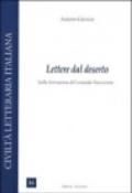 Lettere dal deserto. Sulla letteratura del secondo Novecento