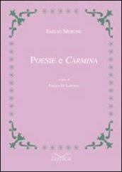 Poesie e carmina. Testo latino a fronte