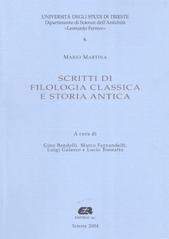 Mario Martina. Scritti di filologia classica e storia antica