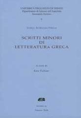 Scritti minori di letteratura greca