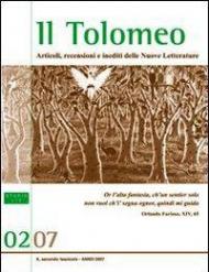 Il Tolomeo. Articoli, recensioni e inediti delle nuove letterature