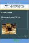 Glossary of legal terms. Ediz. italiana e inglese