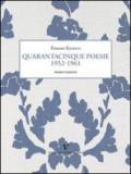Quarantacinque poesie 1952-1961