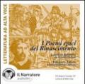 Poemi epici del Rinascimento: Orlando furioso-Gerusalemme liberata. Audiolibro. CD Audio