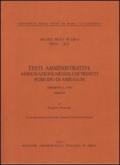 Archivi reali di Ebla. Testi amministrativi: assegnazioni mensili di tessuti periodo di Arrugum (Archivio L.2769)