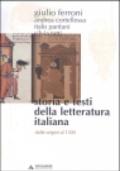 Storia e testi della letteratura italiana: 1