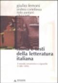 Storia e testi della letteratura italiana: 3