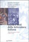 Storia e testi della letteratura italiana: 4