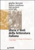 Storia e testi della letteratura italiana. 8.La nuova Italia (1861-1910)
