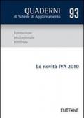 Le novità IVA 2010