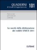 Le novità della dichiarazione dei redditi UNICO 2011