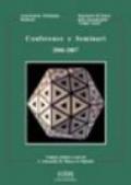 Conferenze e seminari 2006-2007 dell'Associazione subalpina Mathesis