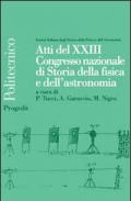 Atti del 23° Congresso nazionale di storia della fisica e dell'astronomia