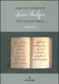 Saggio sulla Metaetica nella Summa Theologiae di San Tommaso d'Aquino