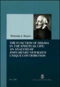 The function of dogma din the spiritual life: an analysis of John Henry Newman's unique contribution