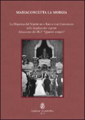 La dispensa dal matrimonio rato e non consumato nella legislazione vigente. Attuazione del M.P. «Quaerit semper»