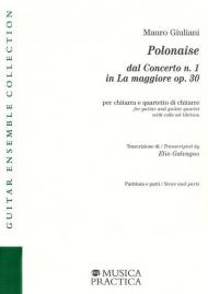 Polonaise dal Concerto n. 1 in La maggiore op. 30 per chitarra e quartetto di chitarre