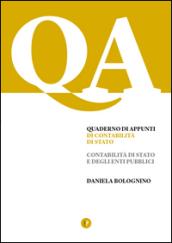 Quaderno di appunti di contabilità di Stato. Contabilità di Stato e degli enti pubblici