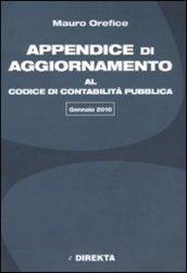 Appendice di aggiornamento al codice di contabilità pubblica