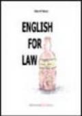 English for law