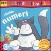 Numeri. Libro sticker. 3 anni