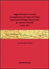 Saggio di statistica generale con applicazione al Comune di Cellino in provincia del Primo Abruzzo Ultra per Agostino Taraschi (Napoli, 1851)