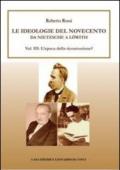 Da Nietzsche a Löwith. Le ideologie del Novecento: 3