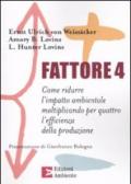 Fattore 4. Come ridurre l'impatto ambientale moltiplicando per quattro l'efficienza della produzione