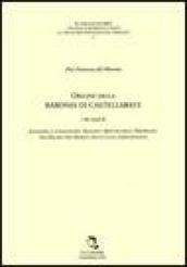 Origine della baronia di Castellabate e dei casali di Acquavella, Casalvelino, Matonti, Montecorice, Perdifumo, San Mauro, San Mango, Santa Lucia, Serramezzana